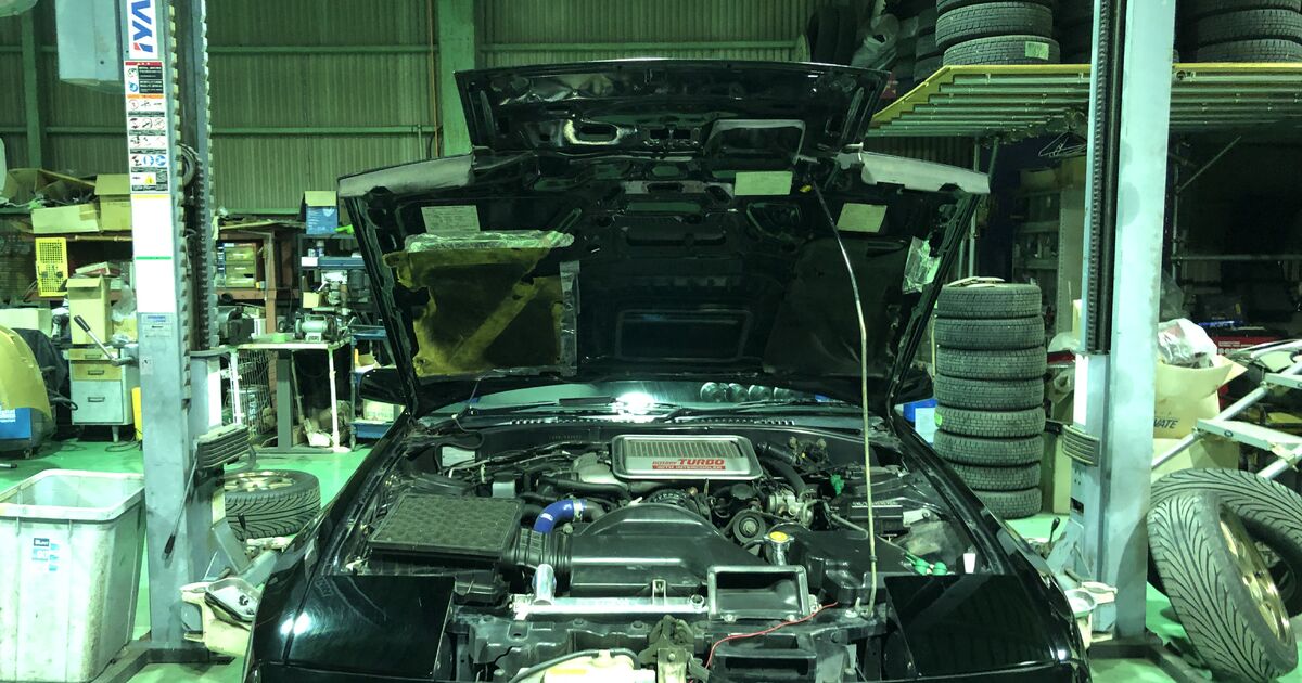 サバンナRX-7 山梨 車検整備】リアドライブシャフトブーツ交換 